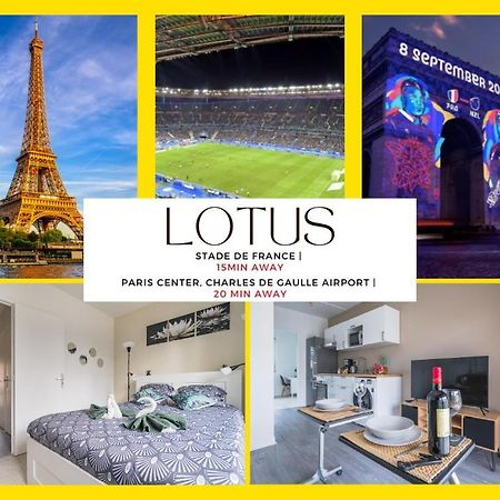 Апартаменты Le Lotus - Self Checkin - 20Min From Paris - Free Parking Around Дранси Экстерьер фото