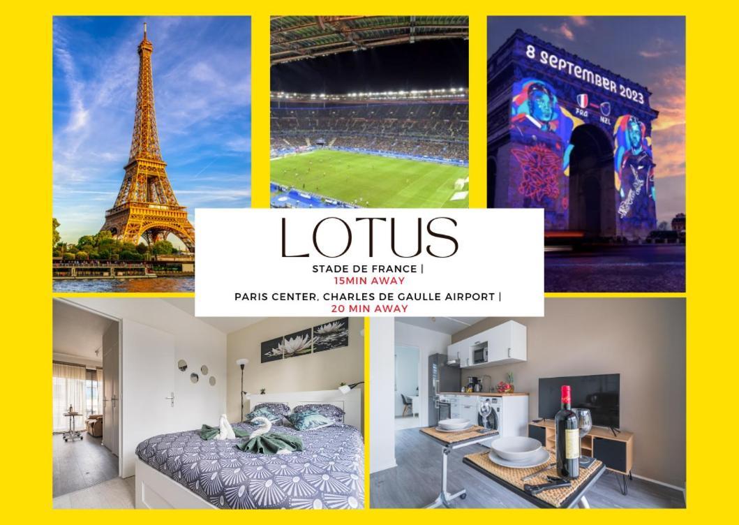 Апартаменты Le Lotus - Self Checkin - 20Min From Paris - Free Parking Around Дранси Экстерьер фото